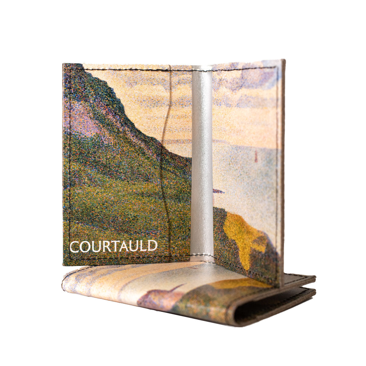 Travel Card Holder Seurat The Semaphores and the Cliff