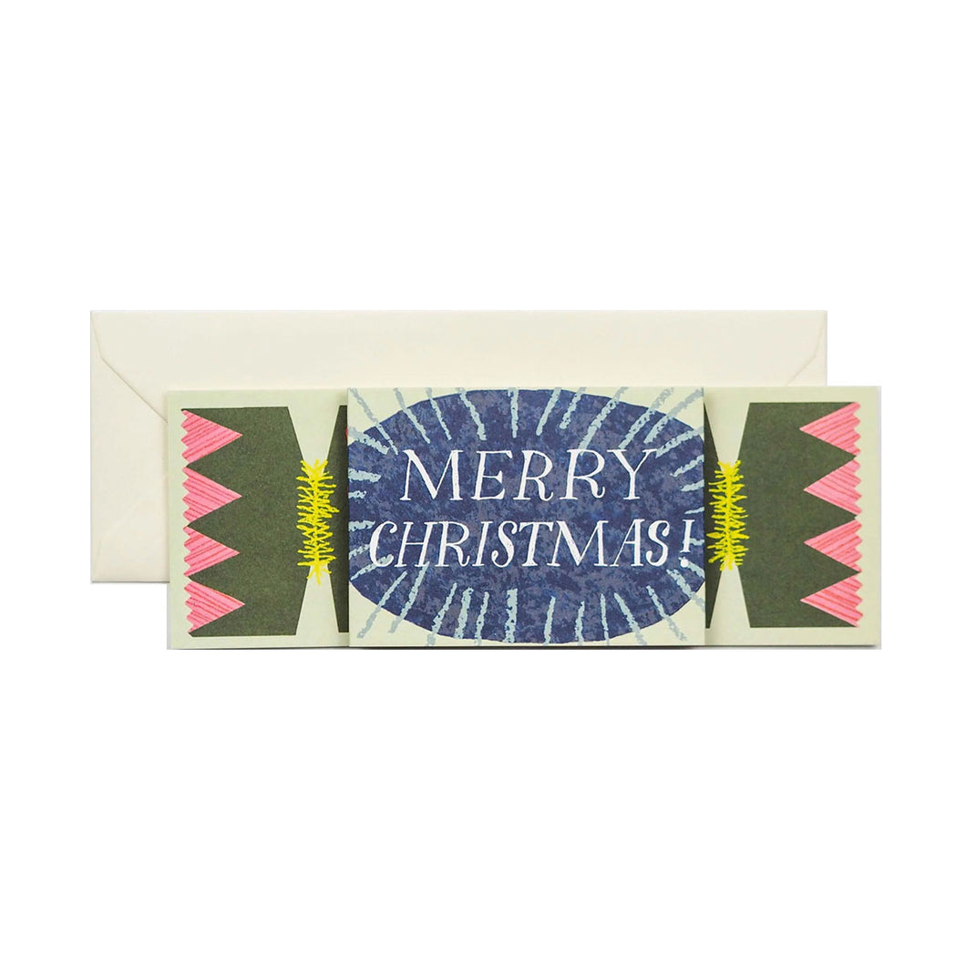 Greetings Card Christmas Cracker Diamond