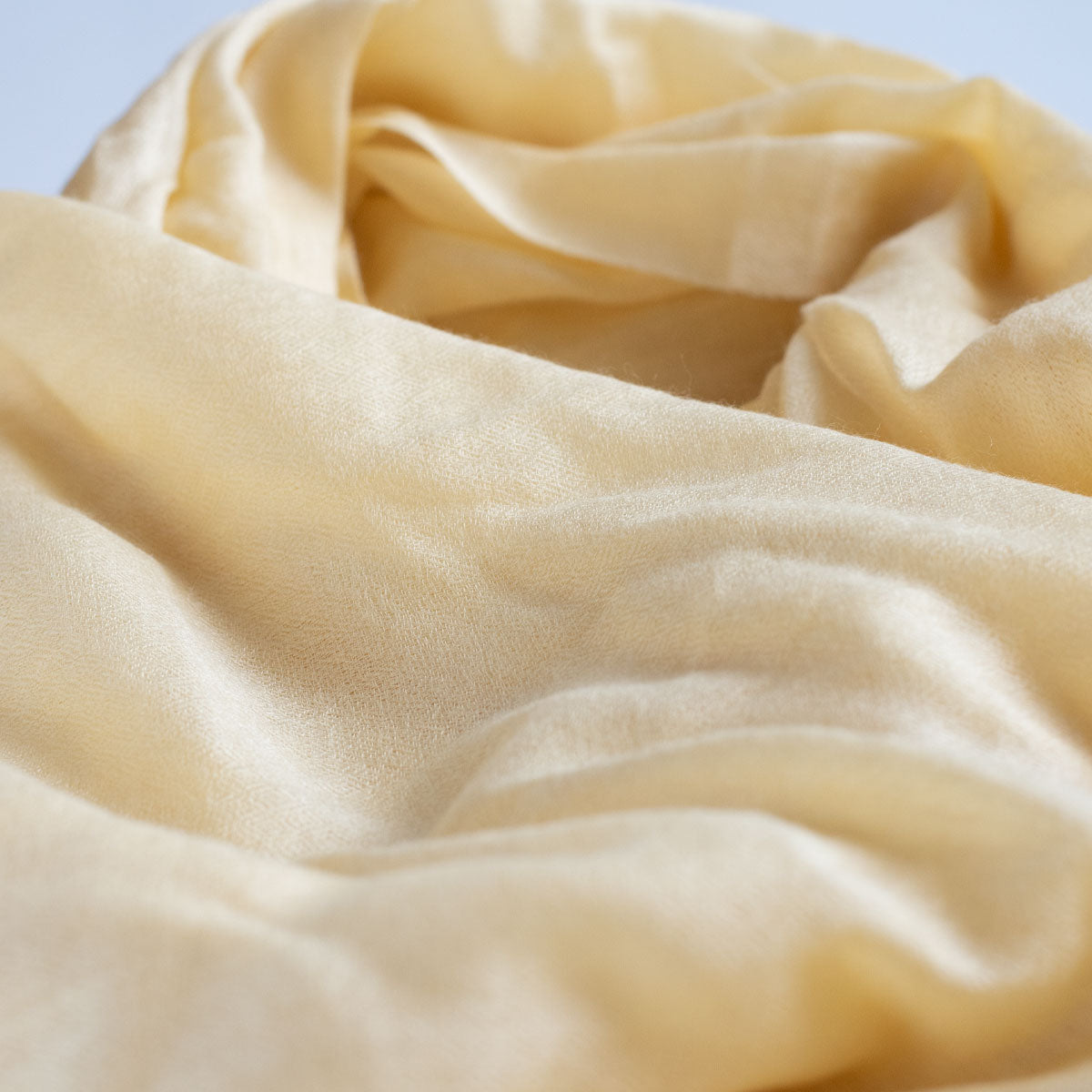 Scarf Light Weight Wool Yellow