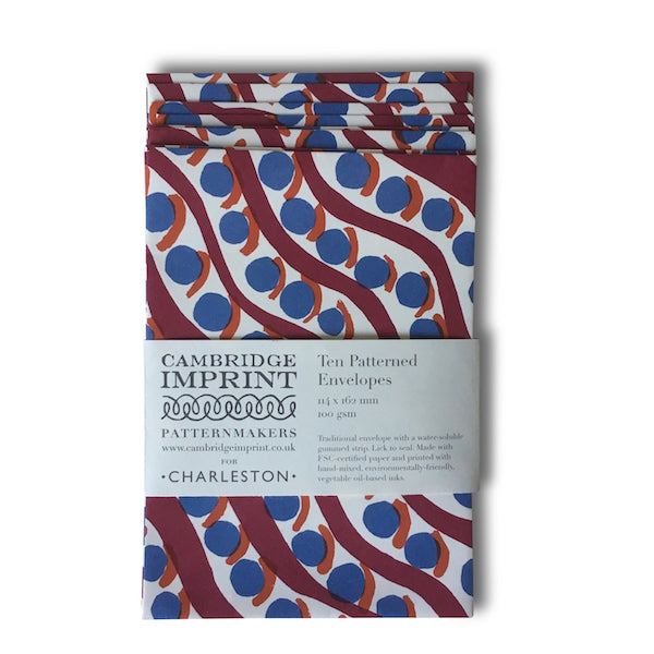 Ten Patterned Envelopes Scumble