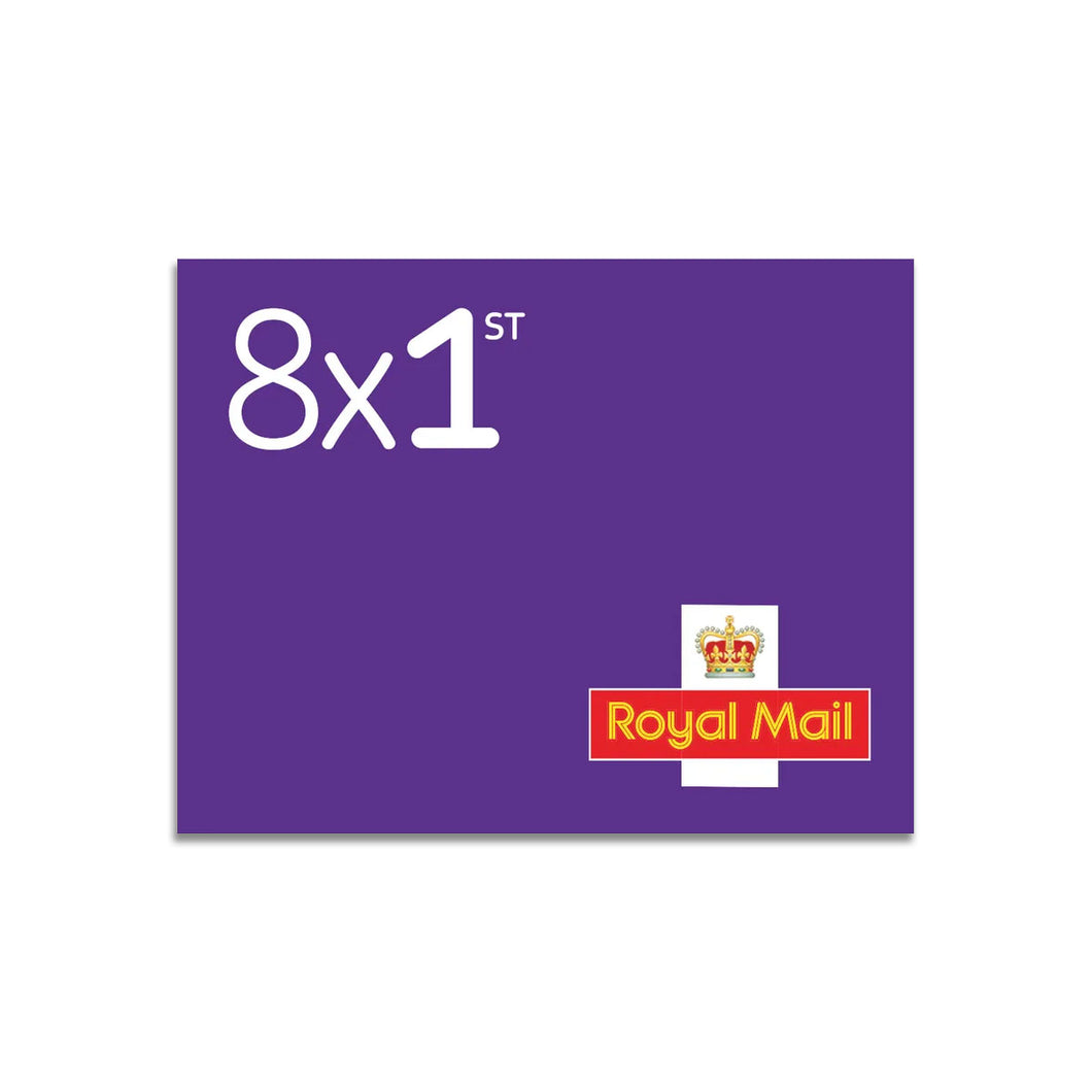 8 x 1st Class Stamp Book