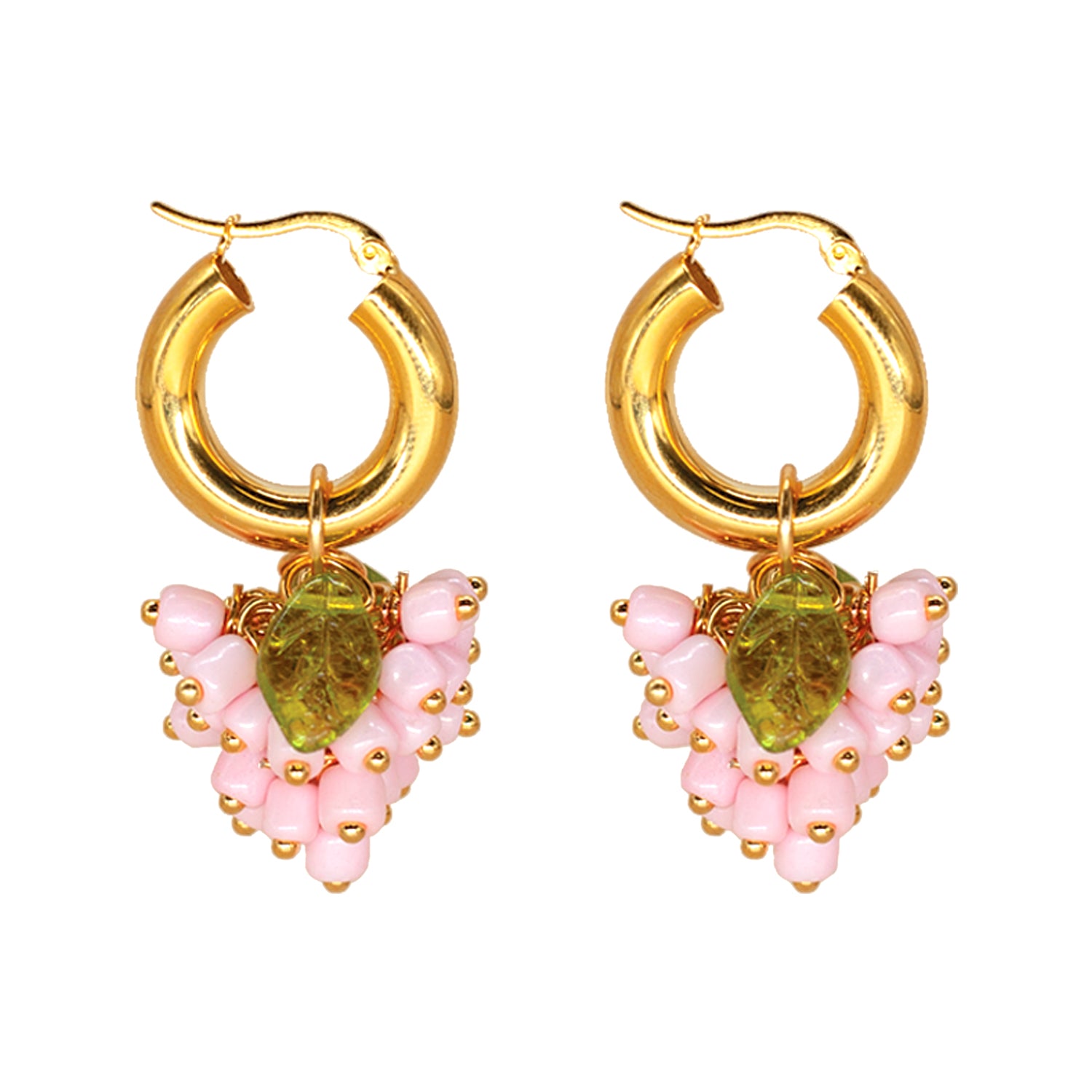 Baby Raspberry Earrings