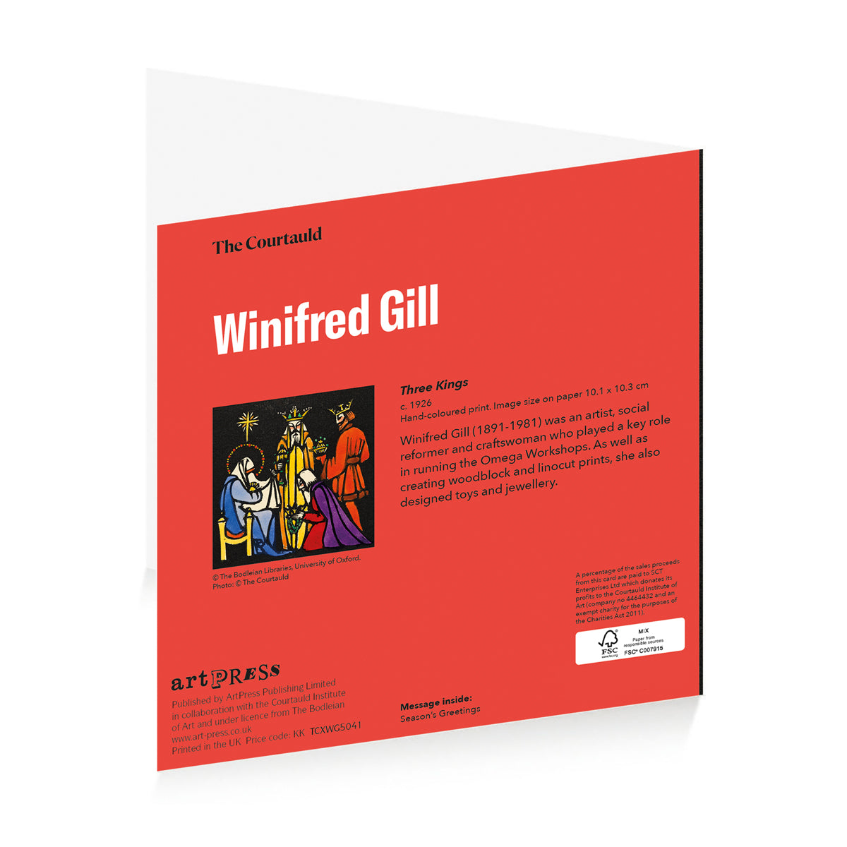 Winifred Gill Three Kings Christmas Wallet
