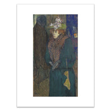 Load image into Gallery viewer, Henri de Toulouse-Lautrec, Jane Avril in the Entrance to the Moulin Rouge
