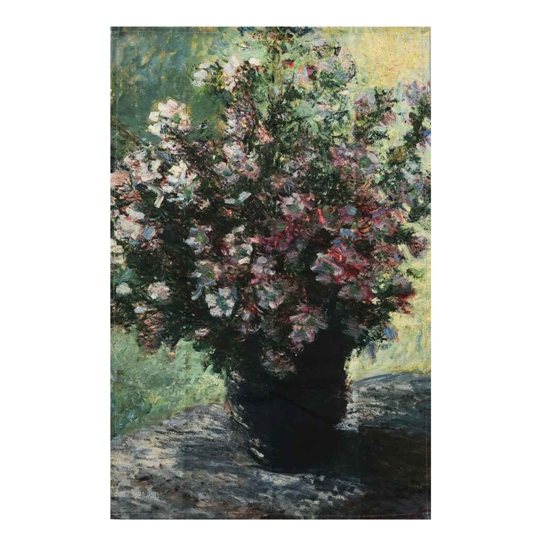 Tea Towel Monet Flowers