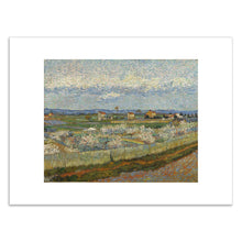 Load image into Gallery viewer, Vincent van Gogh, Peach Trees, Framed, Black, Small
