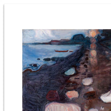 Load image into Gallery viewer, Medium Art Print Munch Moonlight on the Beach
