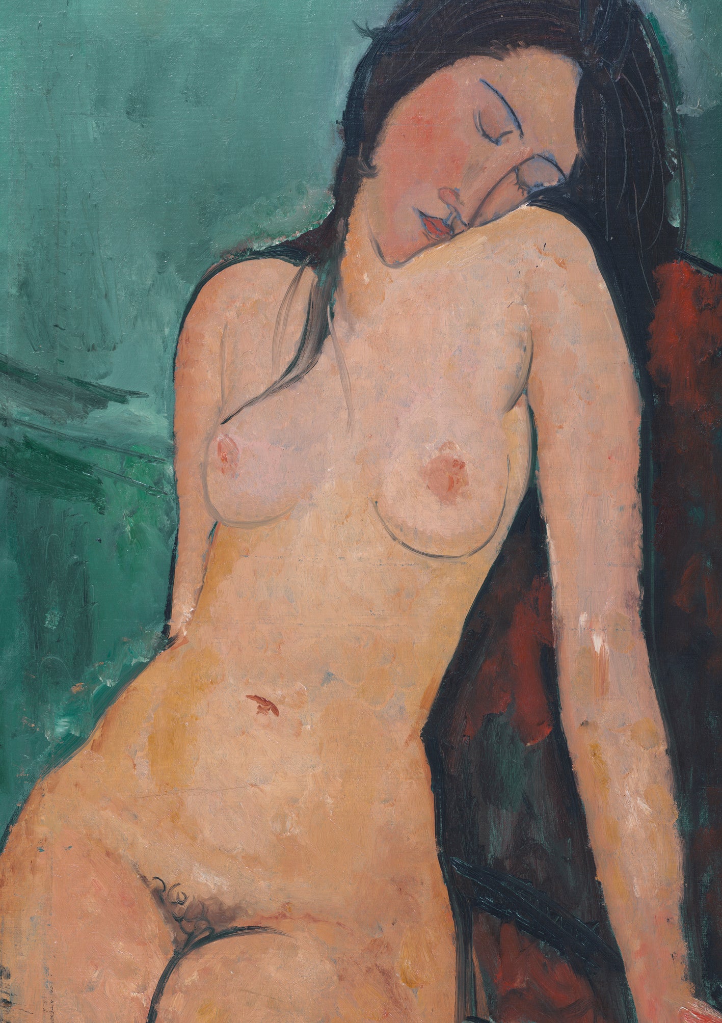 Modigliani Nude Greetings Card