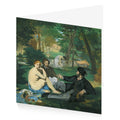 Manet Le Dejeuner Single Greetings Card
