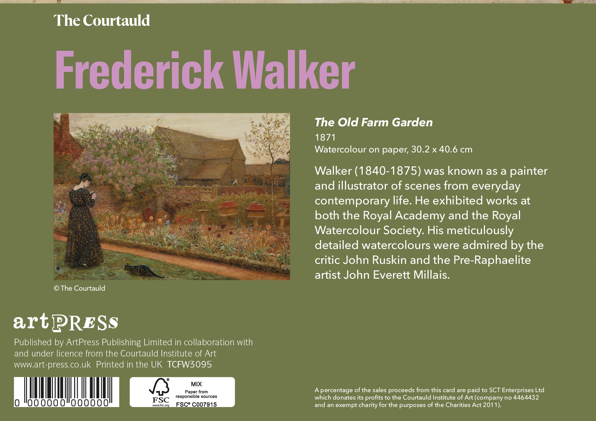 Walker Farm Garden Greetings Card