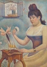 Load image into Gallery viewer, Seurat Woman Powdering Greetings Card
