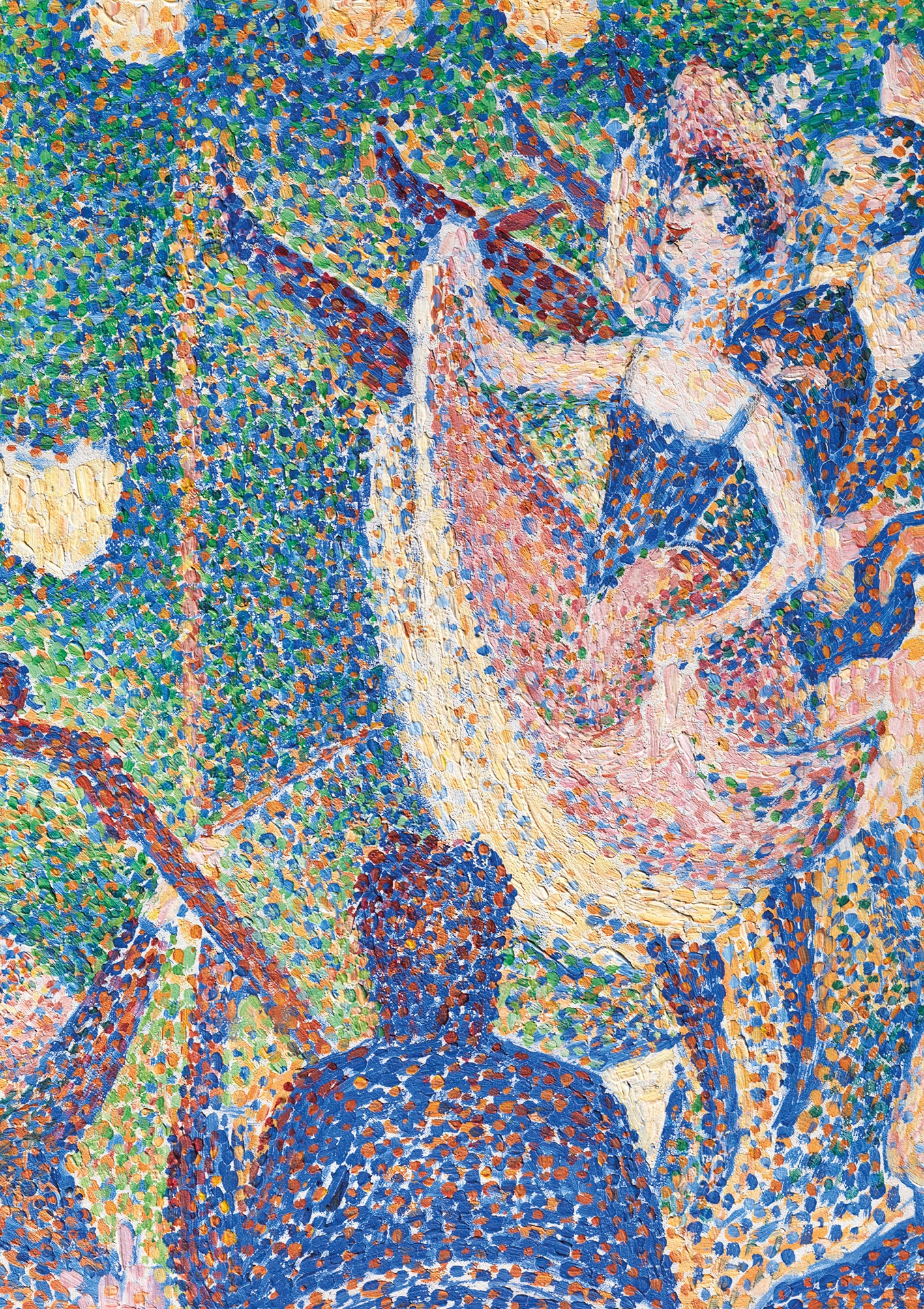 Seurat 'Le Chahut' Greetings Card