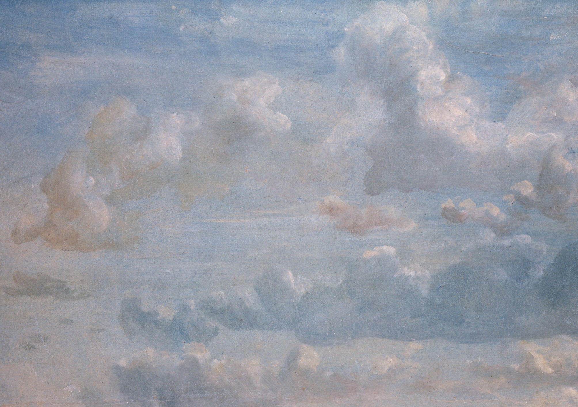 Constable Cloud Study Greetings Card