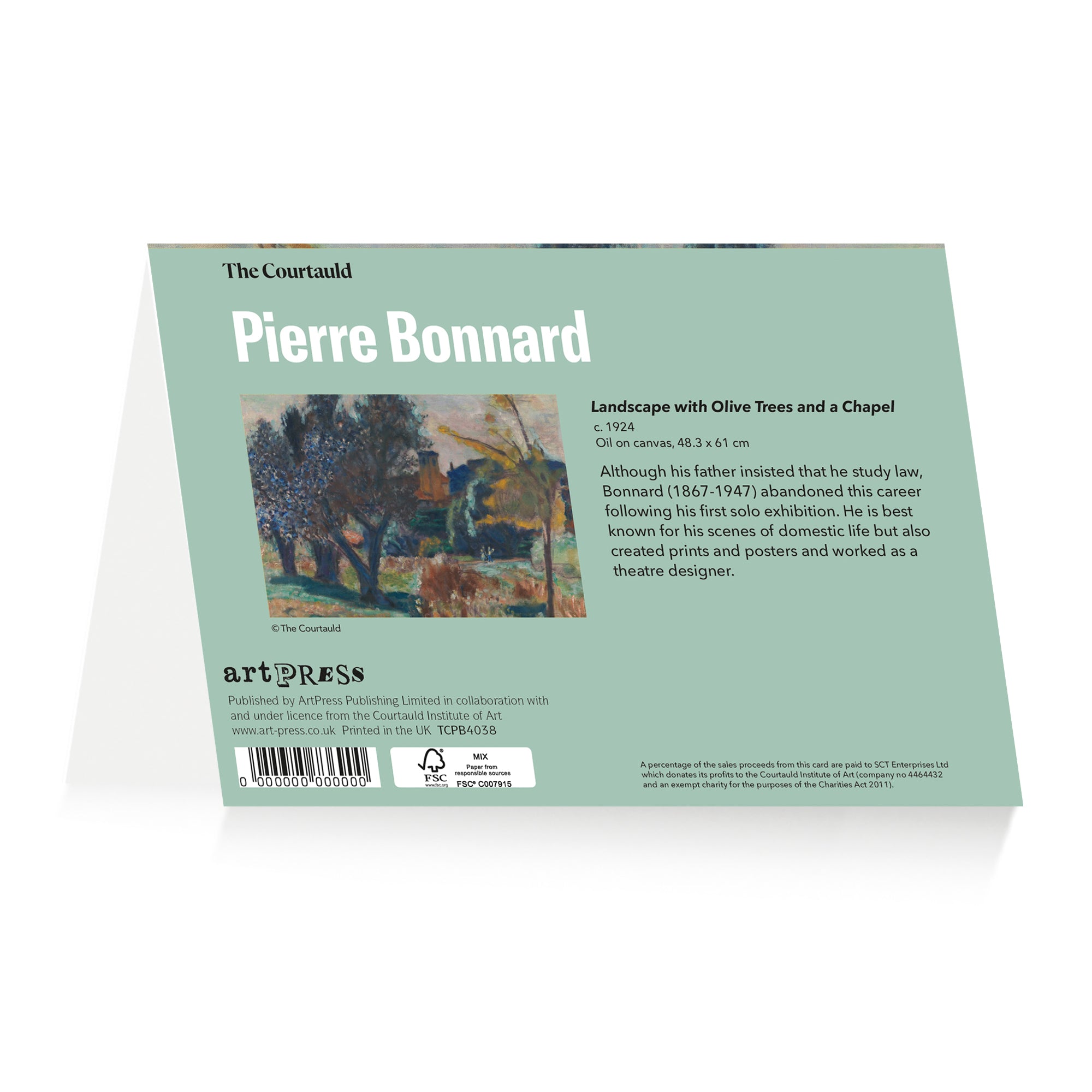 Notecard Wallet Pierre Bonnard Landscape