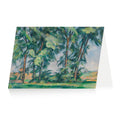 Cezanne Tall Trees Greetings Card