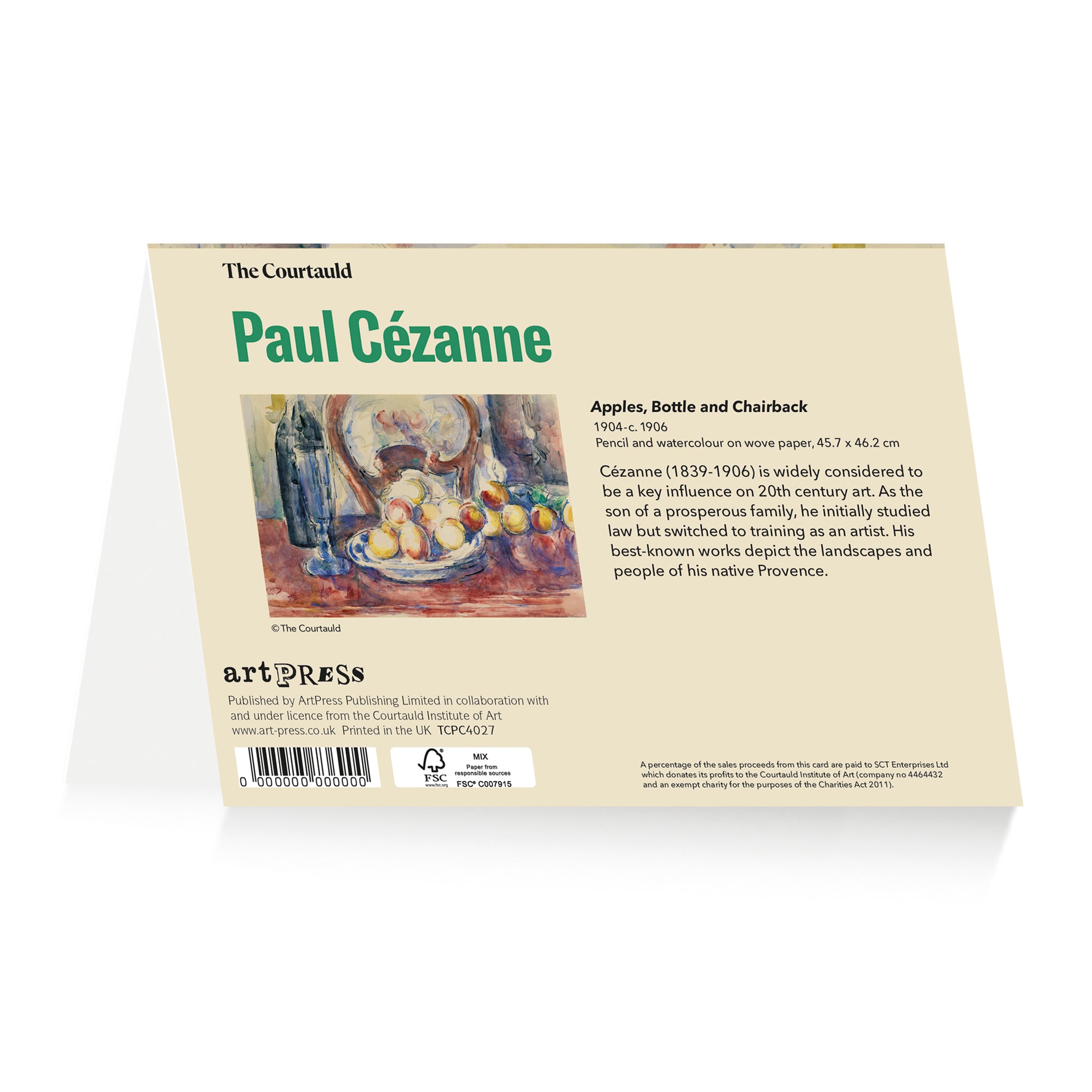 Notecard Wallet Paul Cézanne Card Players