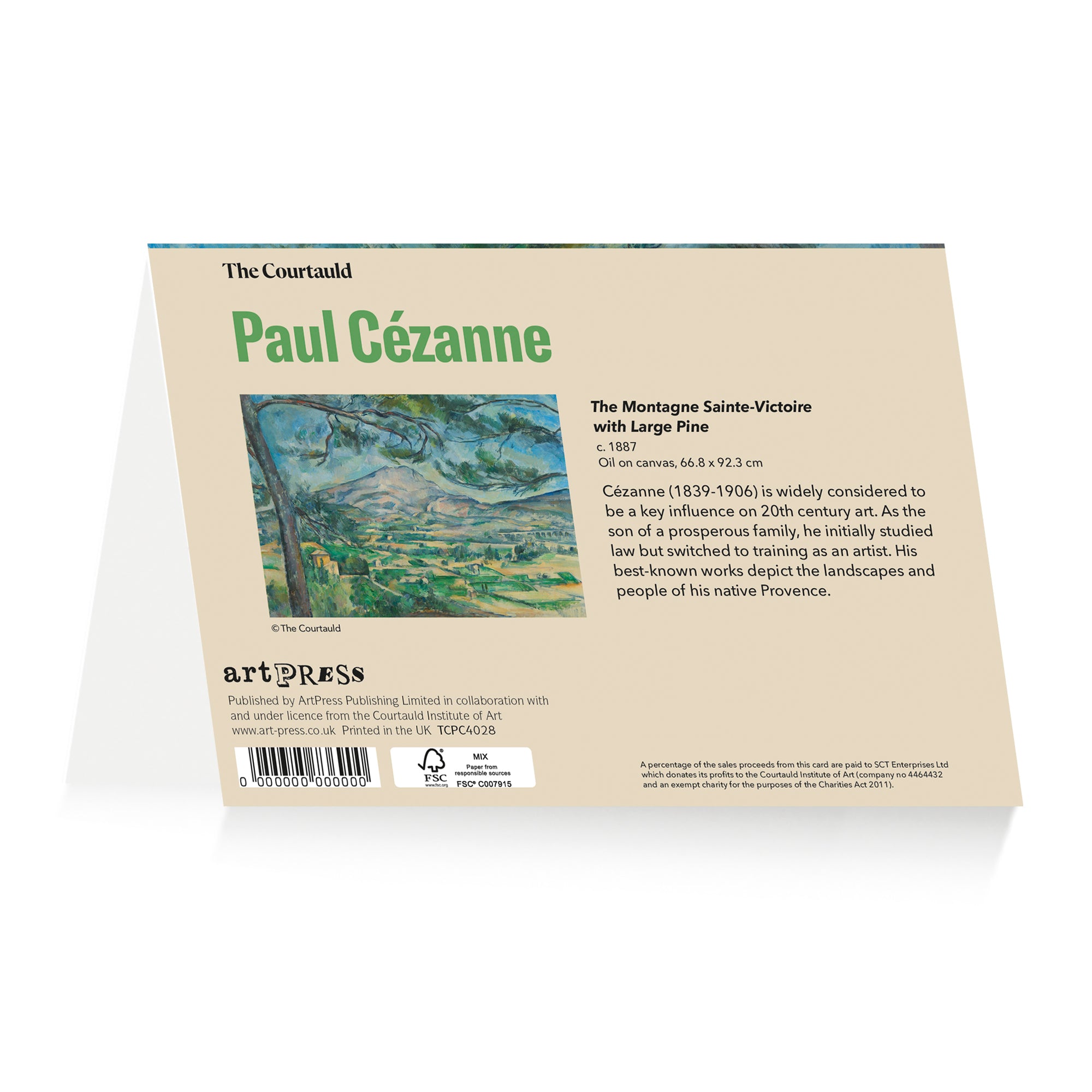 Notecard Wallet Paul Cezanne Montagne