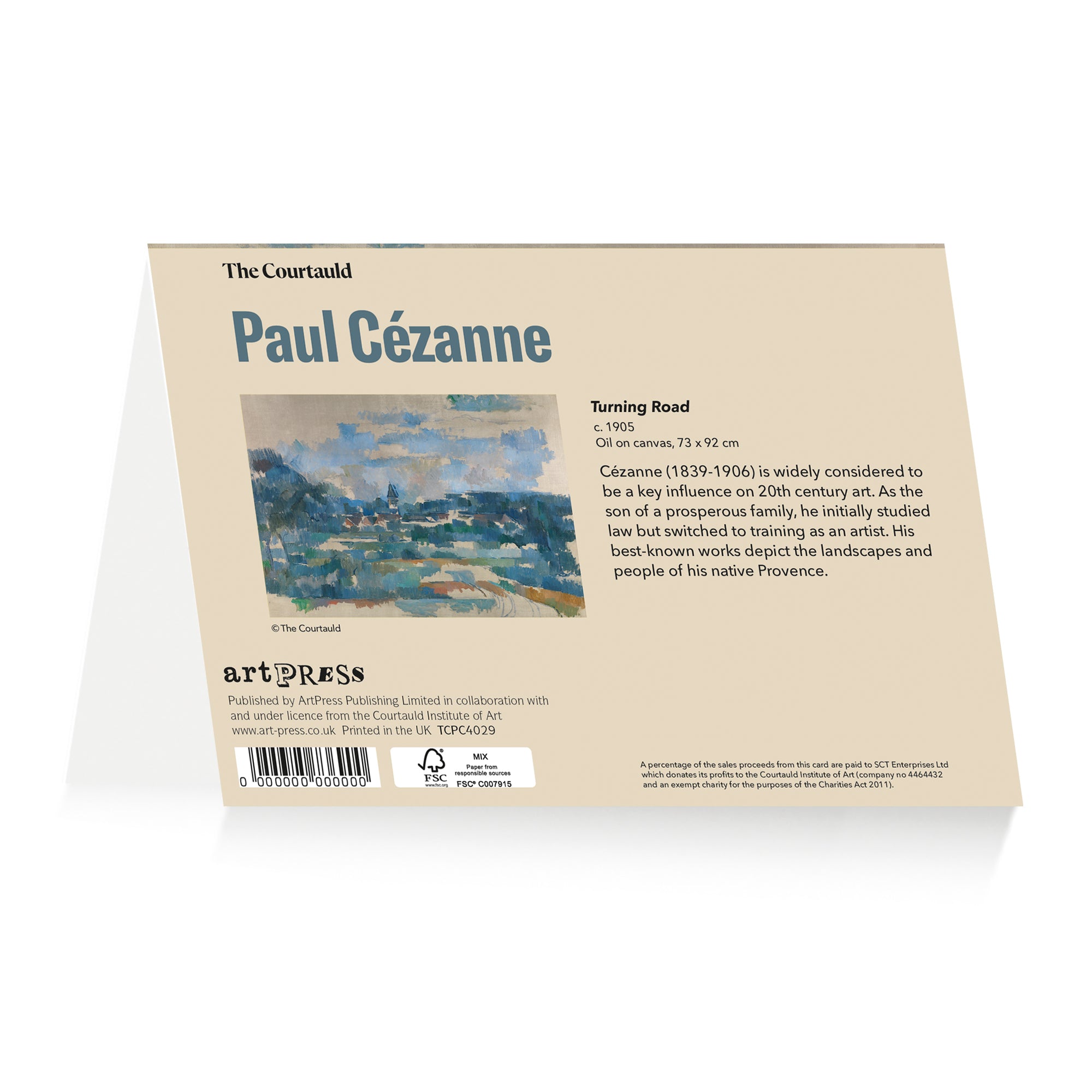 Notecard Wallet Paul Cezanne Montagne