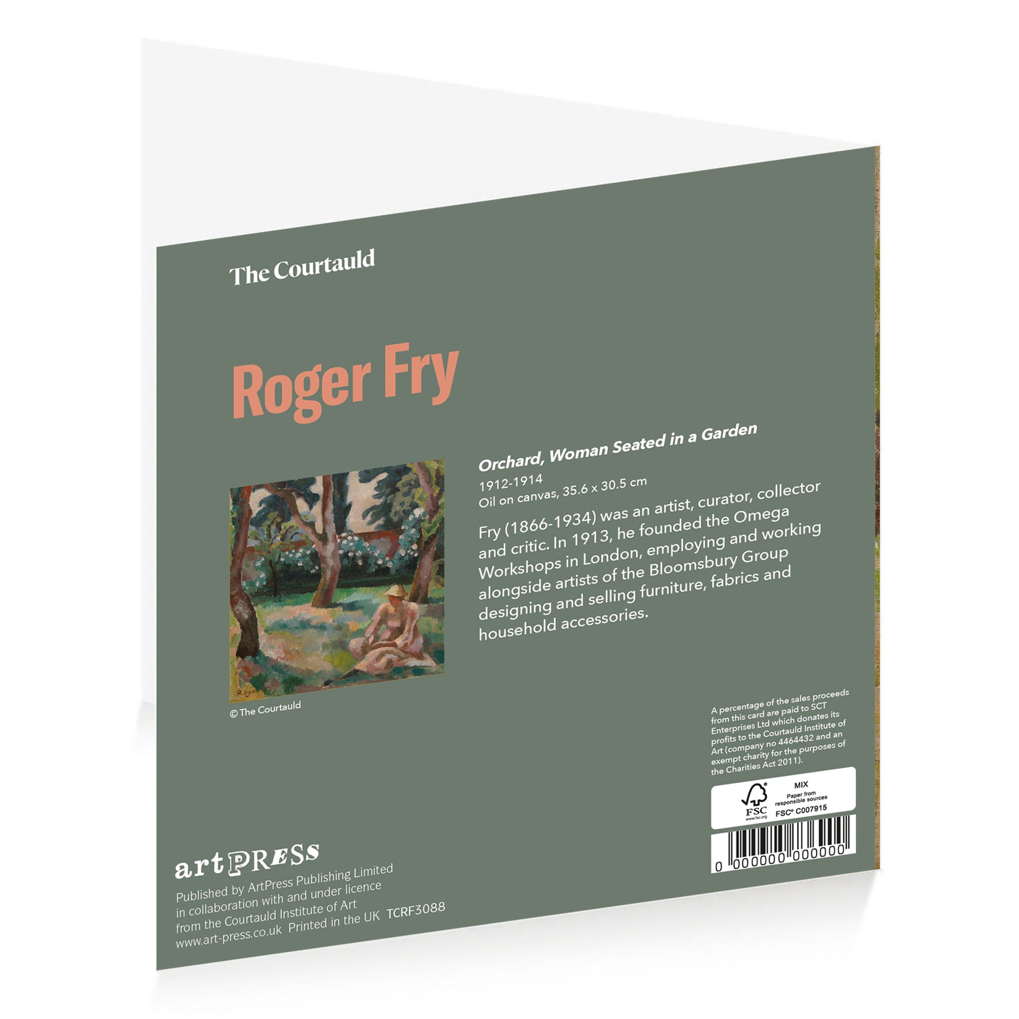 Roger Fry Orchard Greetings Card