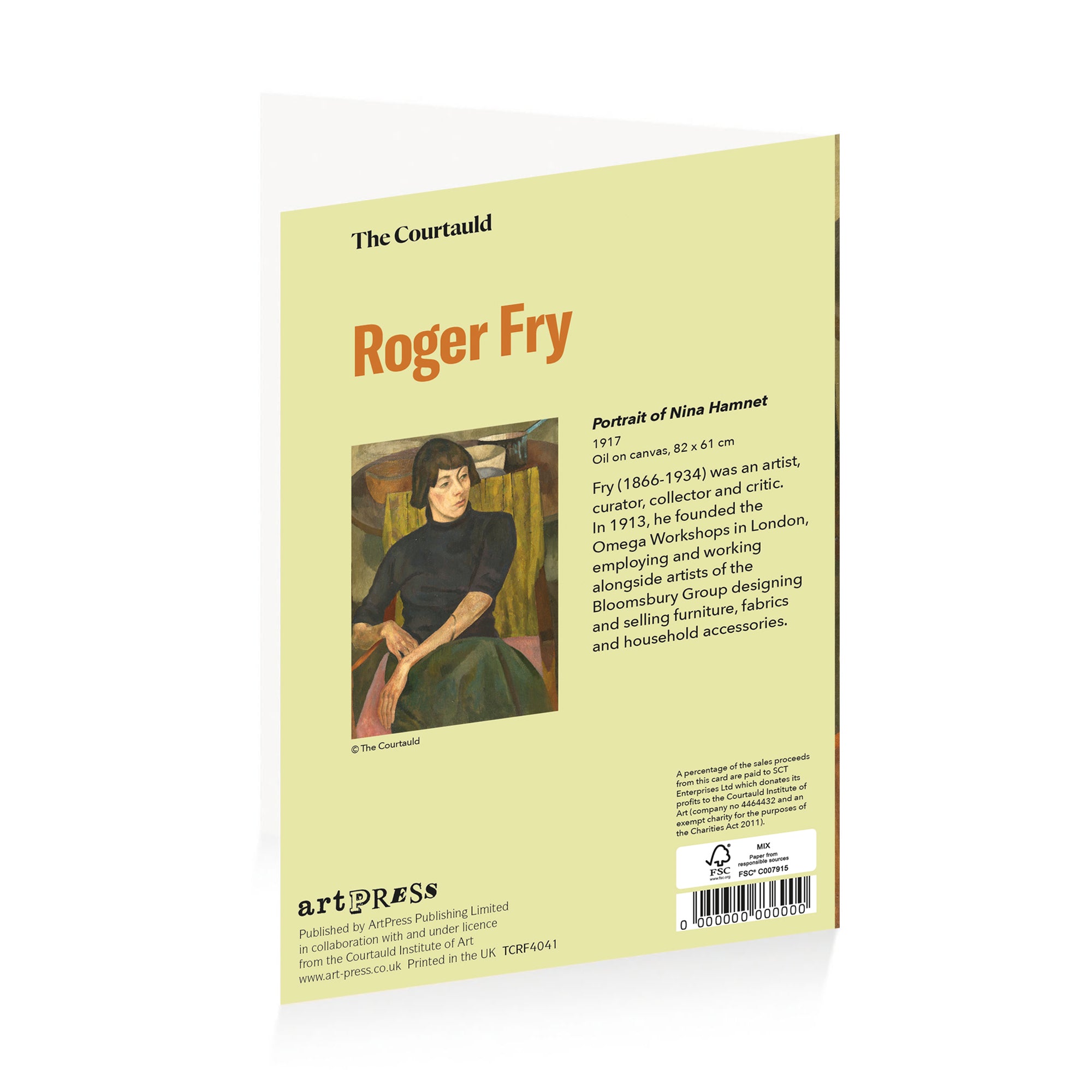 Notecard Wallet Roger Fry Still Life