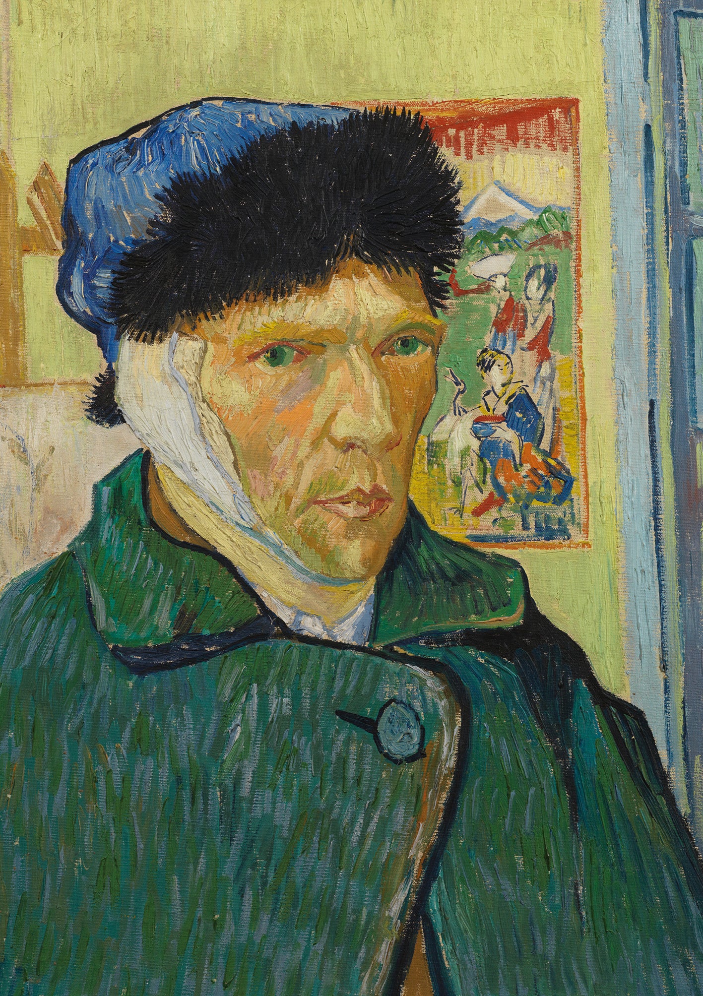 Van Gogh Bandaged Ear Greetings Card