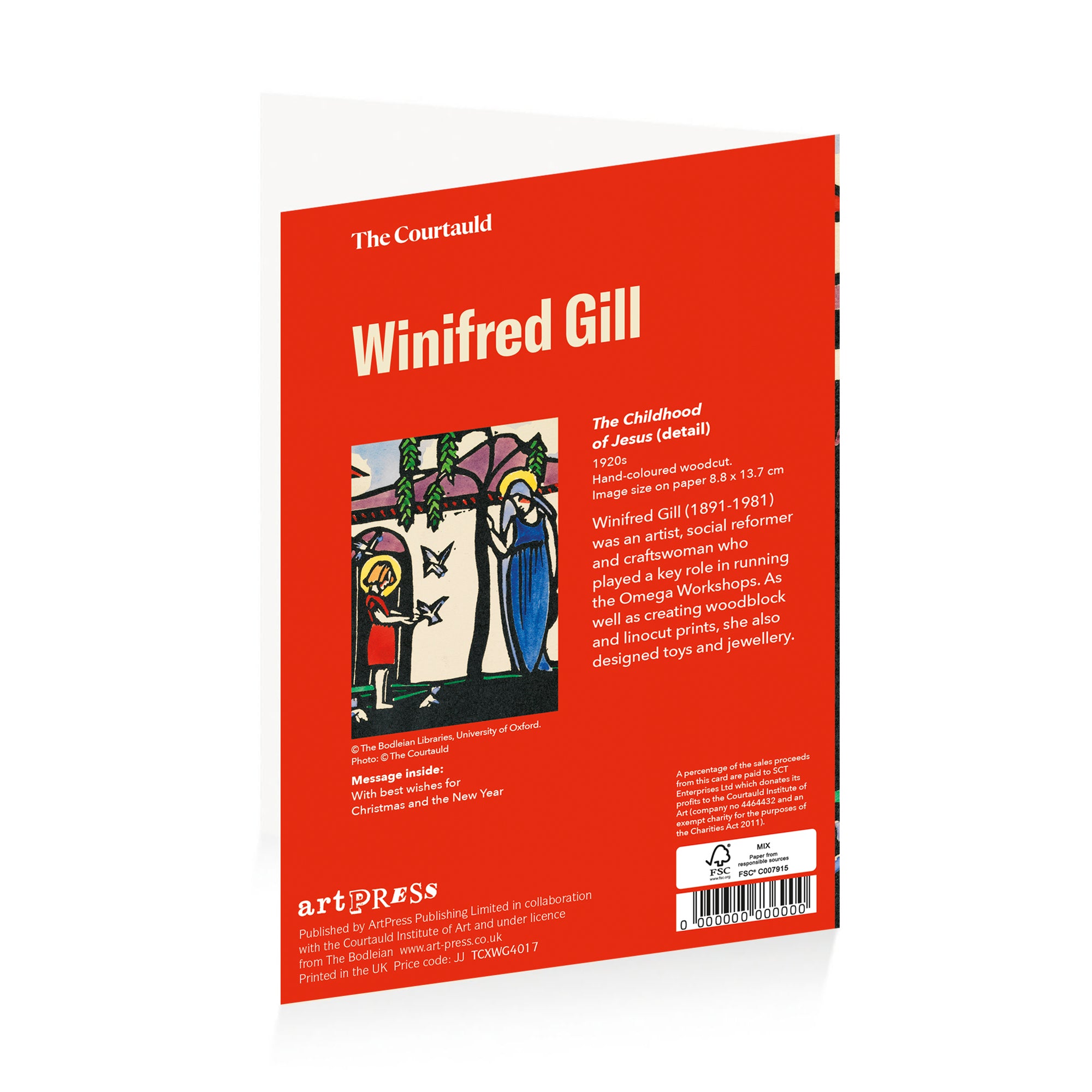 Winifred Gill The Childhood of Jesus Xmas Wallet