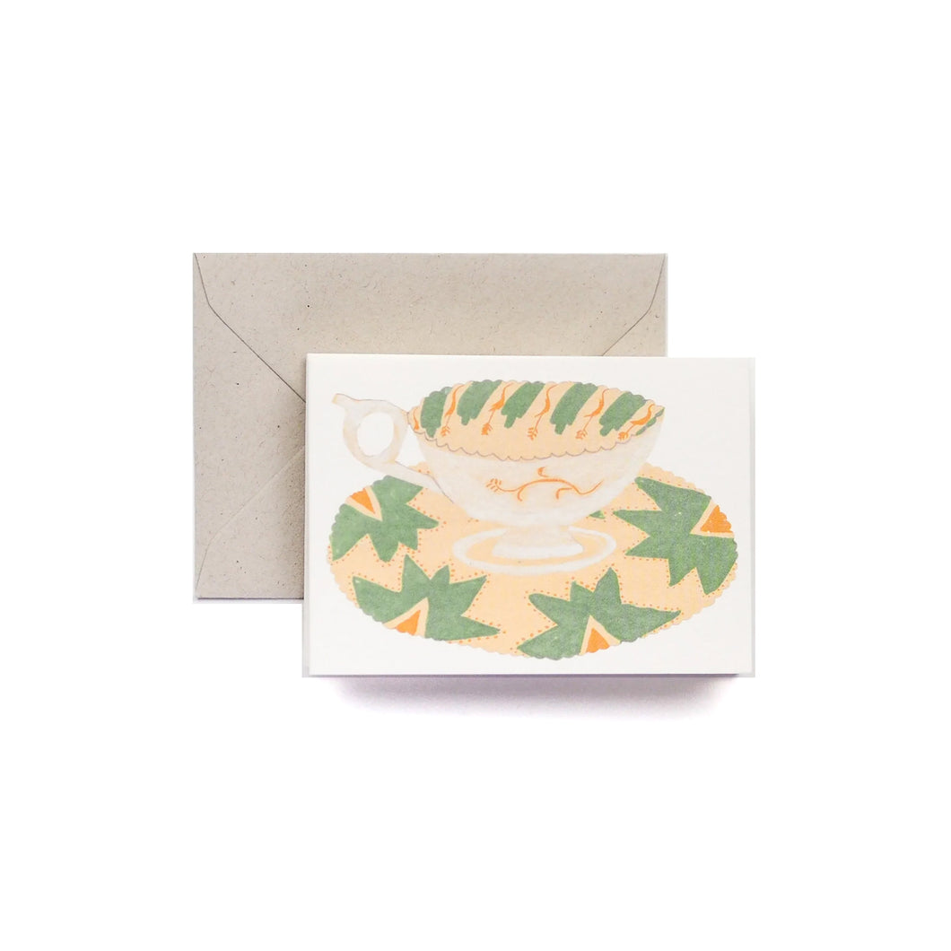 Greetings Card Teacups