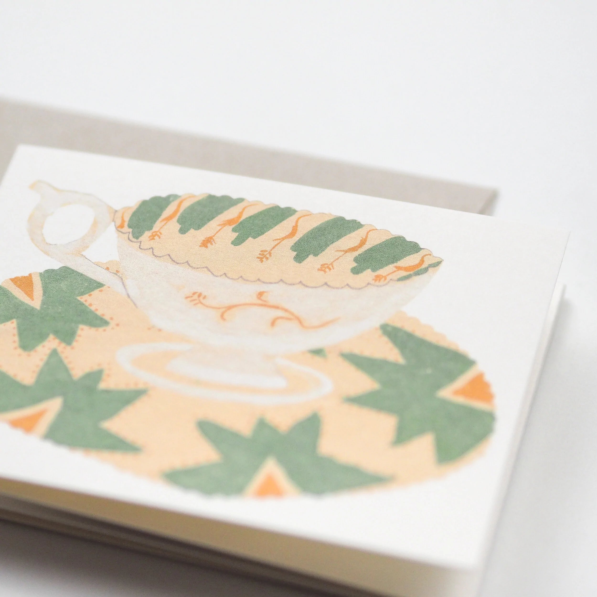 Greetings Card Teacups