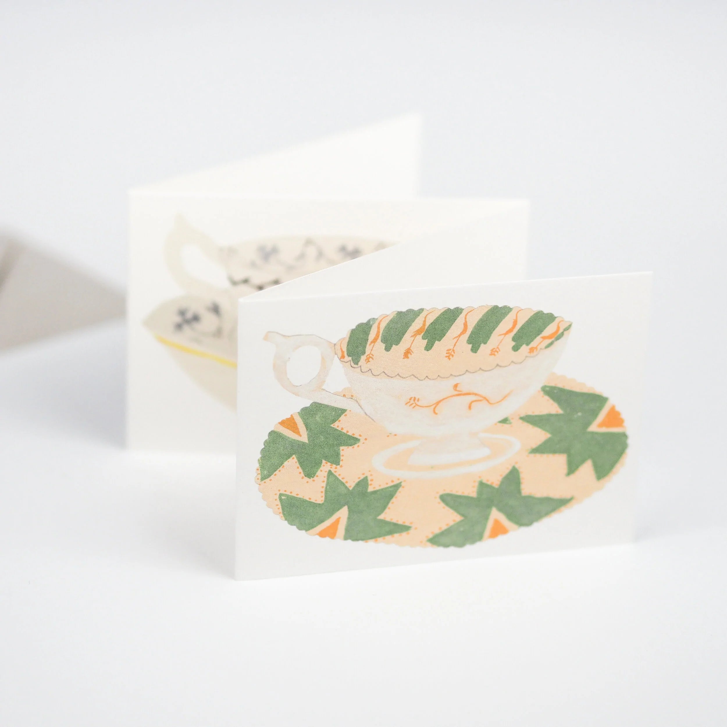 Greetings Card Teacups