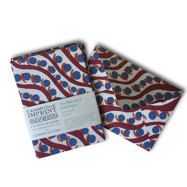 Ten Patterned Envelopes Scumble