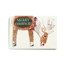 Load image into Gallery viewer, Greetings Card Rudolph
