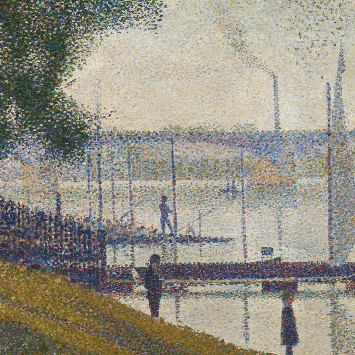 Print Board Georges Seurat, The Bridge at Courbevoie