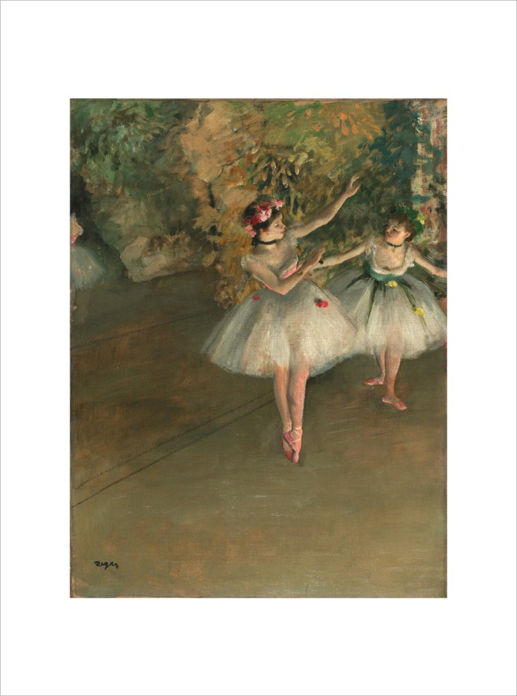 Edgar Degas, Two Dancers on a Stage