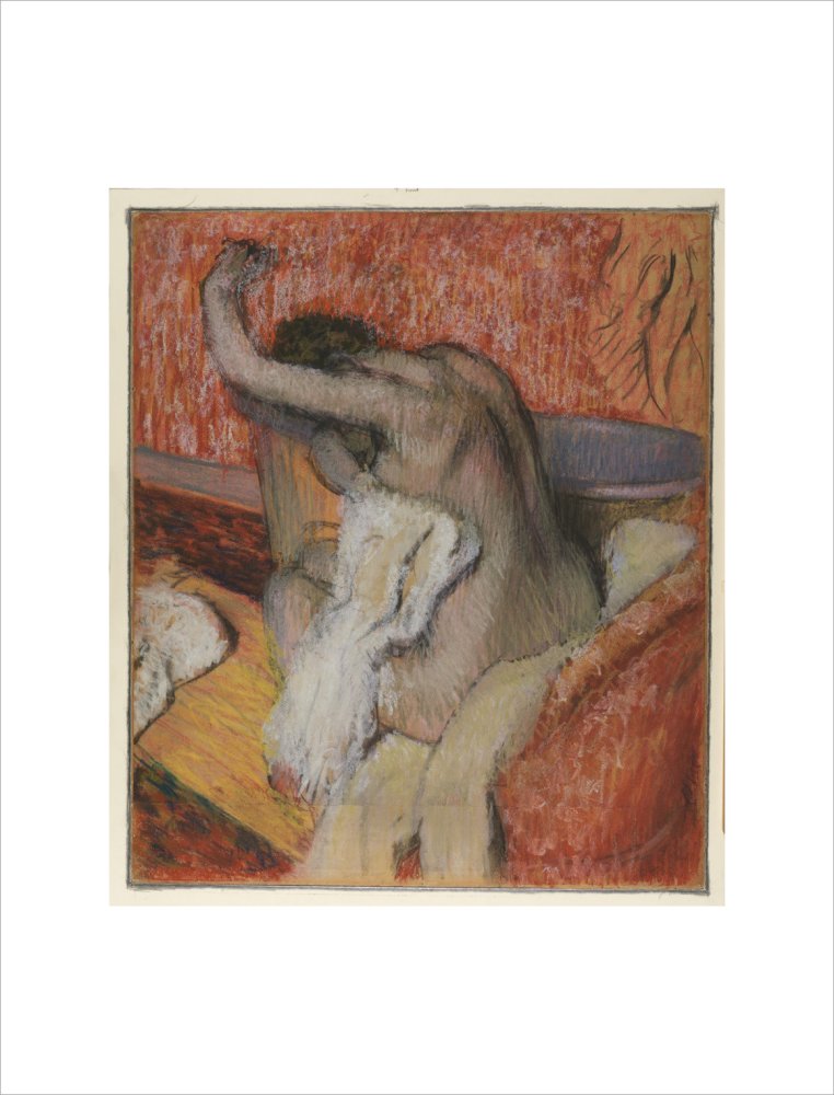 Edgar Degas, After the Bath - Woman Drying Herself