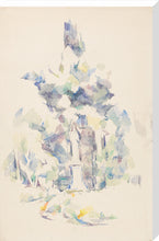 Load image into Gallery viewer, Paul Cézanne, Statue under trees

