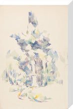 Load image into Gallery viewer, Paul Cézanne, Statue under trees
