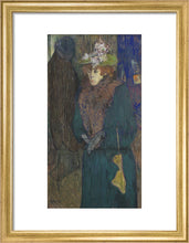 Load image into Gallery viewer, Henri de Toulouse-Lautrec, Jane Avril in the Entrance to the Moulin Rouge
