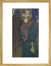 Load image into Gallery viewer, Henri de Toulouse-Lautrec, Jane Avril in the Entrance to the Moulin Rouge
