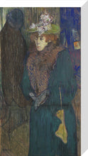 Load image into Gallery viewer, Henri de Toulouse-Lautrec, Jane Avril in the Entrance to the Moulin Rouge
