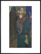 Load image into Gallery viewer, Henri de Toulouse-Lautrec, Jane Avril in the Entrance to the Moulin Rouge
