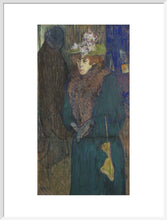 Load image into Gallery viewer, Henri de Toulouse-Lautrec, Jane Avril in the Entrance to the Moulin Rouge
