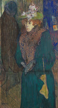 Load image into Gallery viewer, Henri de Toulouse-Lautrec, Jane Avril in the Entrance to the Moulin Rouge
