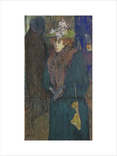 Load image into Gallery viewer, Henri de Toulouse-Lautrec, Jane Avril in the Entrance to the Moulin Rouge
