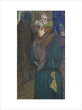 Load image into Gallery viewer, Henri de Toulouse-Lautrec, Jane Avril in the Entrance to the Moulin Rouge
