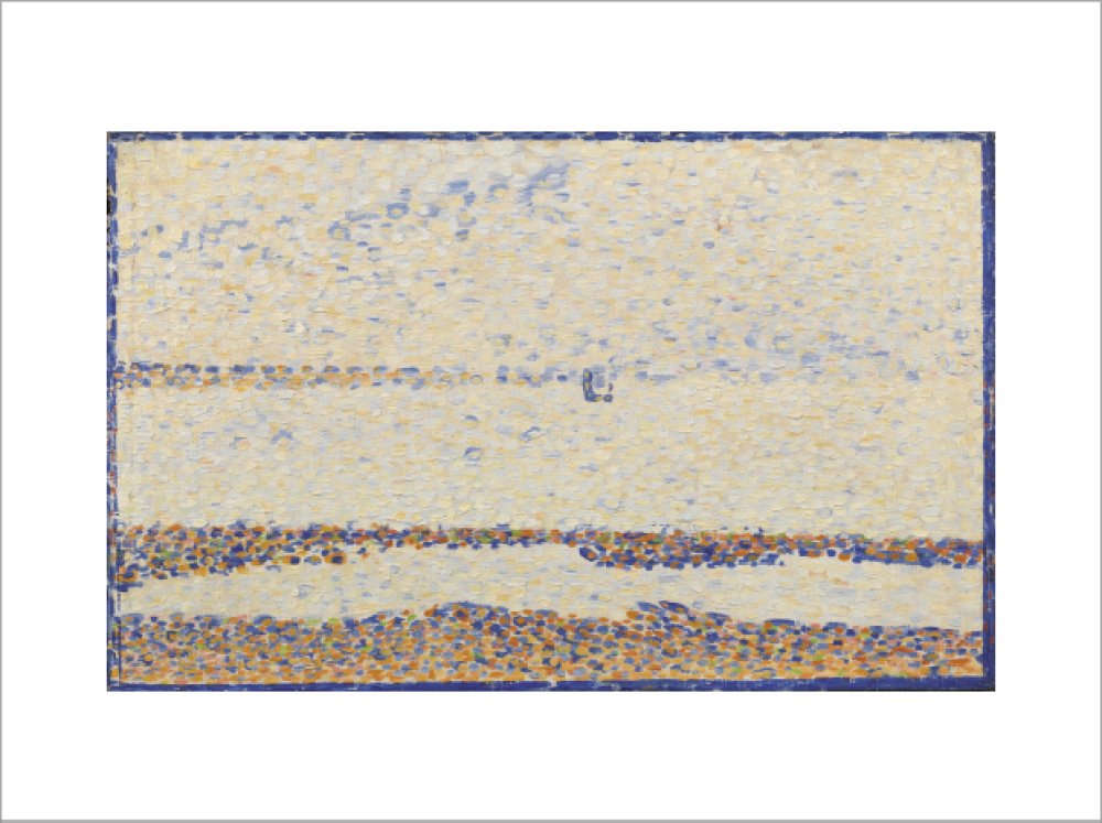Georges Seurat, The Beach at Gravelines, Unframed, X- Large