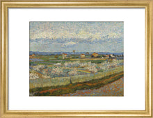 Load image into Gallery viewer, Vincent van Gogh, Peach Trees, Framed, Black, Small
