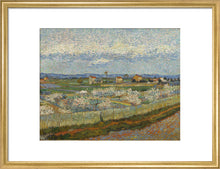 Load image into Gallery viewer, Vincent van Gogh, Peach Trees, Framed, Black, Small
