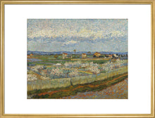 Load image into Gallery viewer, Vincent van Gogh, Peach Trees, Framed, Black, Small
