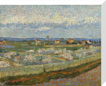 Load image into Gallery viewer, Vincent van Gogh, Peach Trees, Framed, Black, Small
