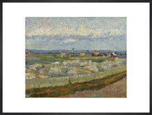 Load image into Gallery viewer, Vincent van Gogh, Peach Trees, Framed, Black, Small
